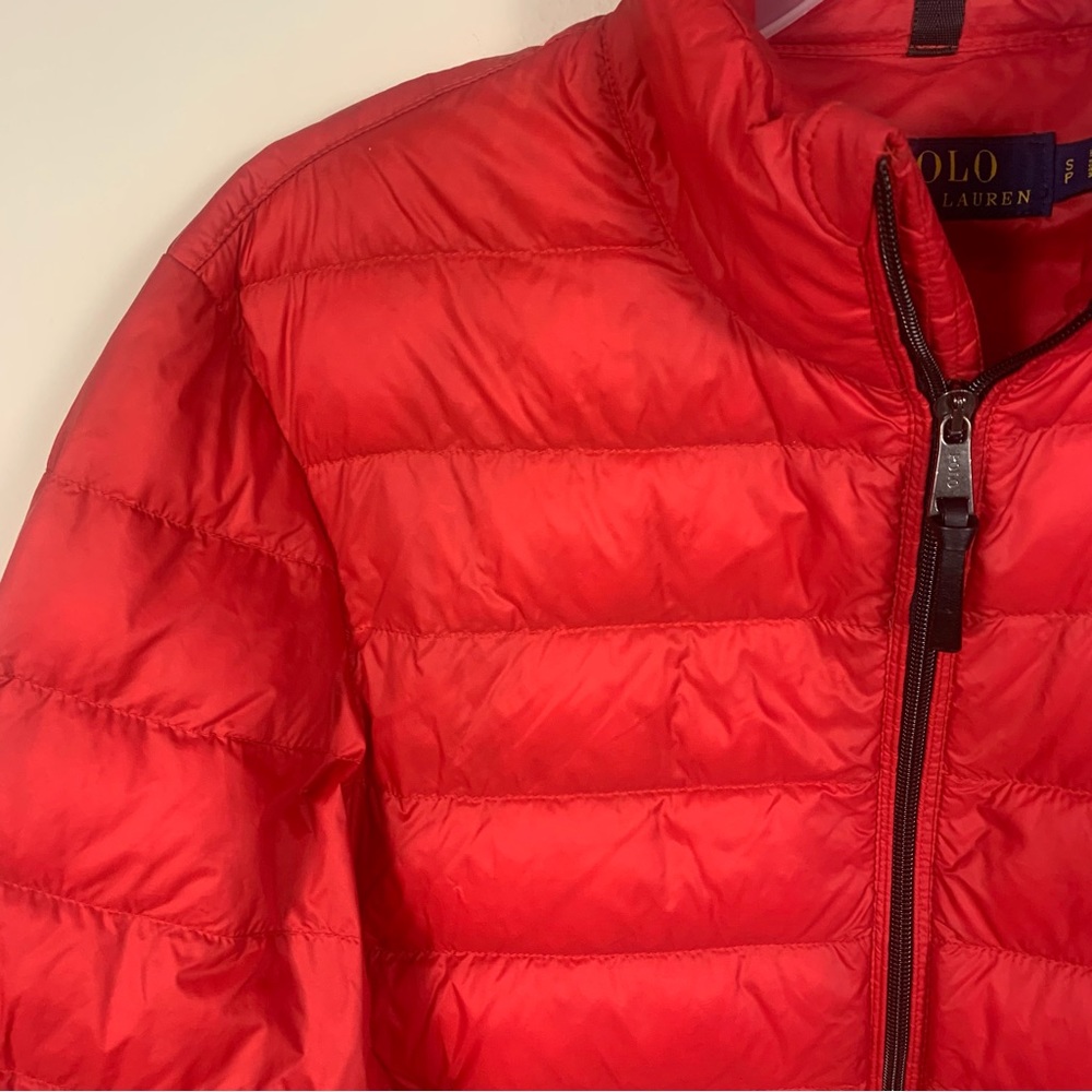 Polo by Ralph Lauren Lightweight Packable Down Pony Logo Zip Up Jacket - Picture 14 of 16